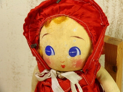 楽天市場】文化人形 赤（青い目） ／セルロイド人形 セルロイド