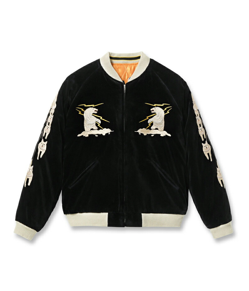 楽天市場】テーラー東洋 別珍 スカジャン “POLAR BEAR” × “ALASKA MAP