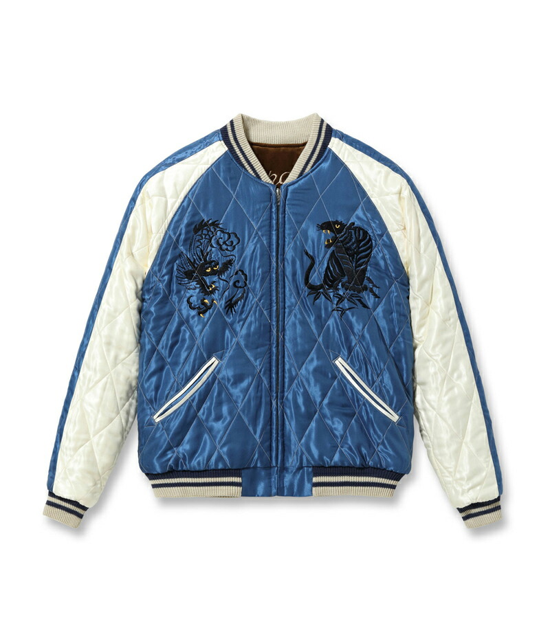 楽天市場】テーラー東洋 別珍 スカジャン “WHITE DRAGON” × “BLACK