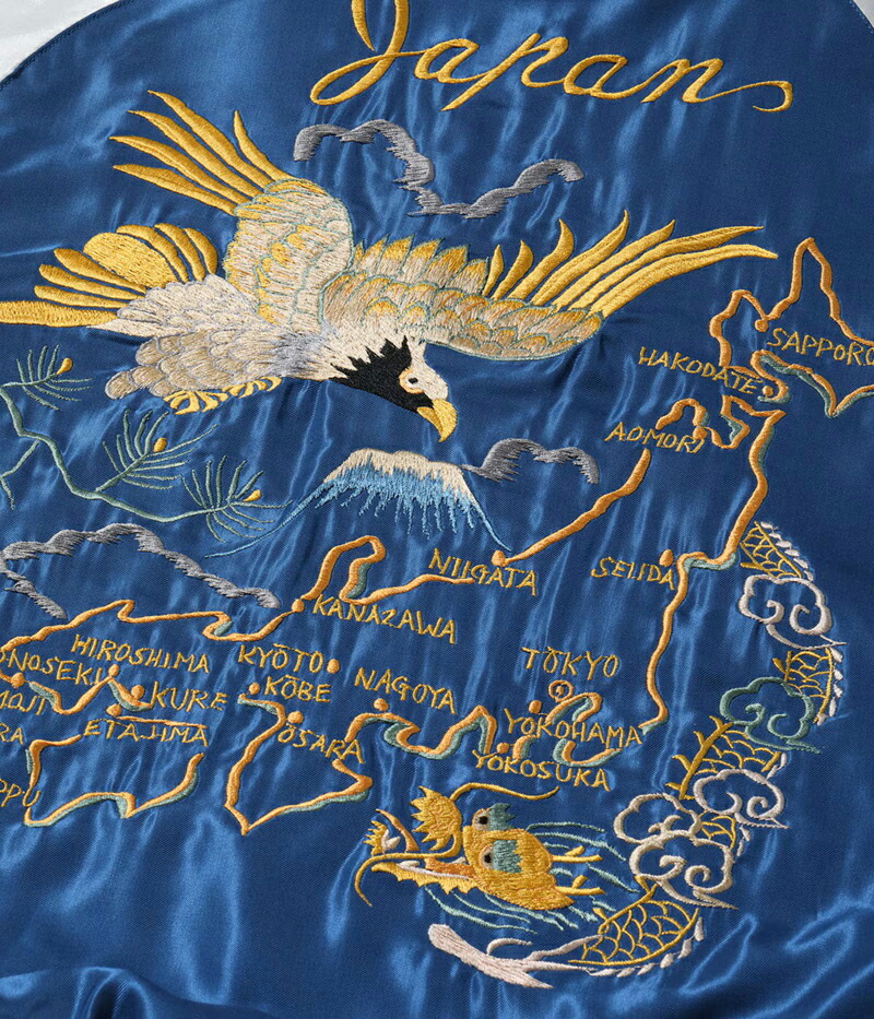 楽天市場】テーラー東洋 別珍 スカジャン(中綿なし) “GOLD DRAGON