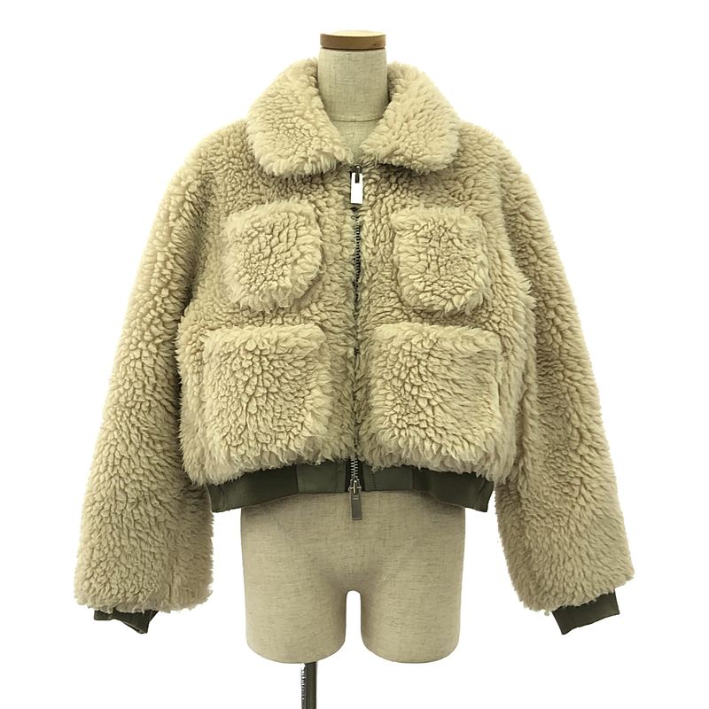 楽天市場】sacai / サカイ | 2023AW | Faux Shearling Blouson / ボア