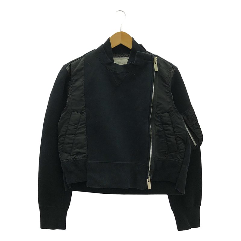 楽天市場】sacai / サカイ | MA-1 ドッキング スウェット ブルゾン