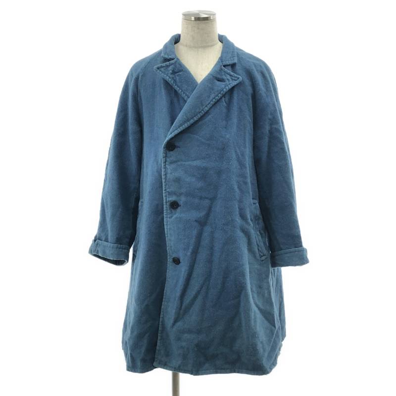 楽天市場】OUTIL / ウティ | ウール リネン インディゴ染め コート | 3