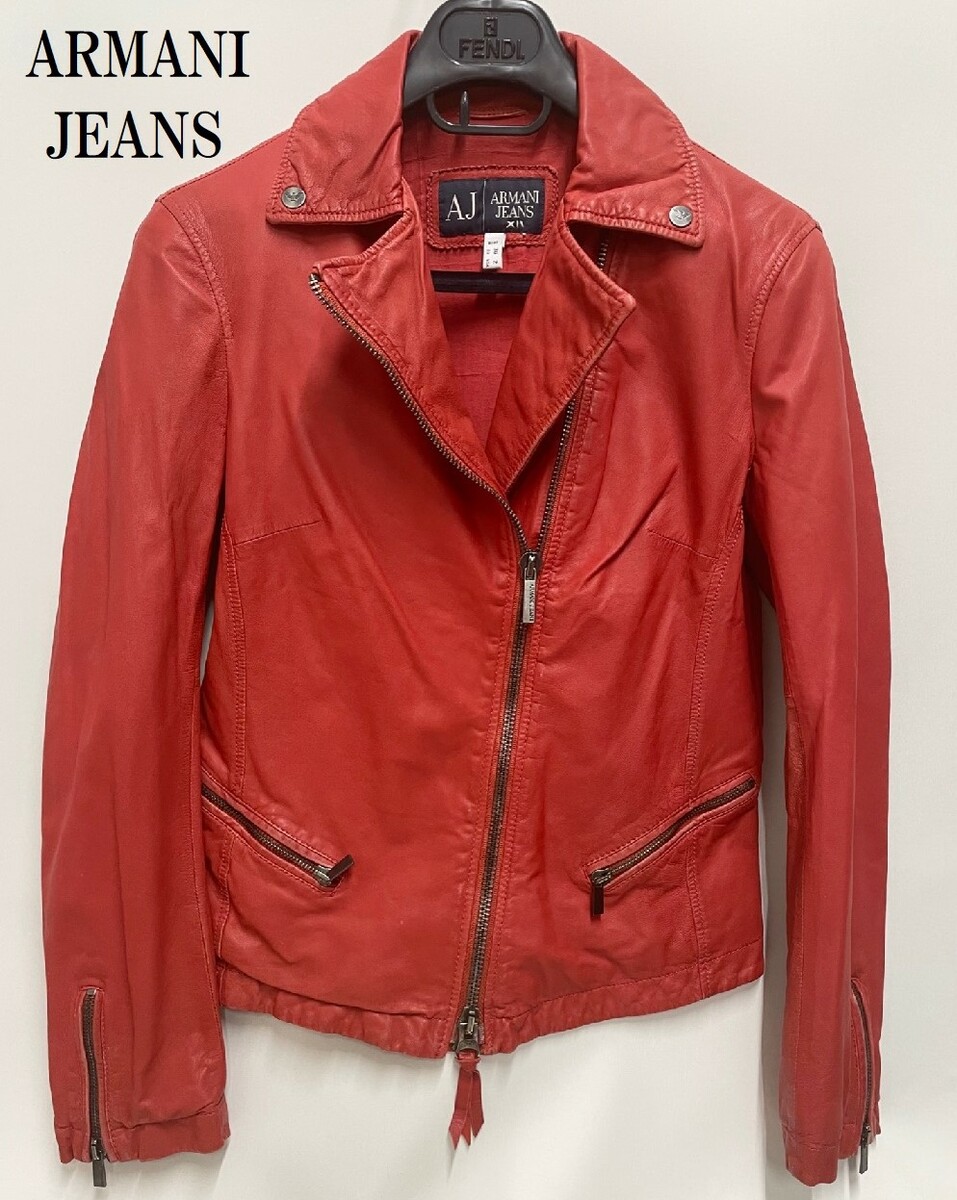 楽天市場】AJ【ARMANI JEANS】アルマーニジーンズ レザーライダーズ