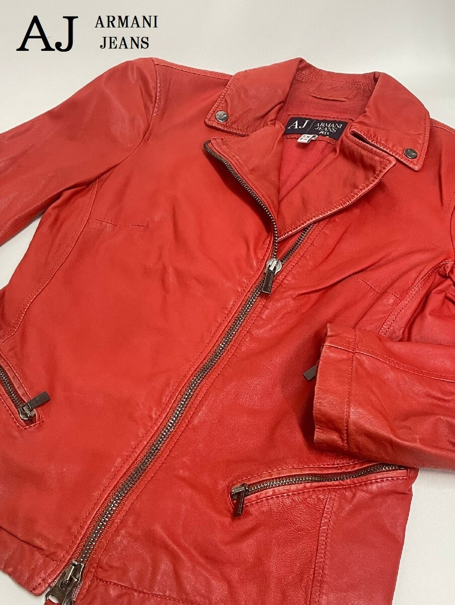 楽天市場】AJ【ARMANI JEANS】アルマーニジーンズ レザーライダーズ