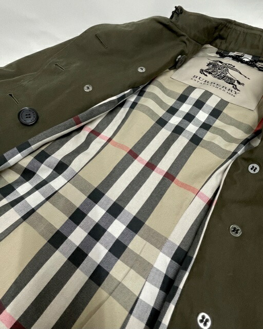 楽天市場】NEW 【BURBERRY】バーバリー ロング トレンチコート タグ