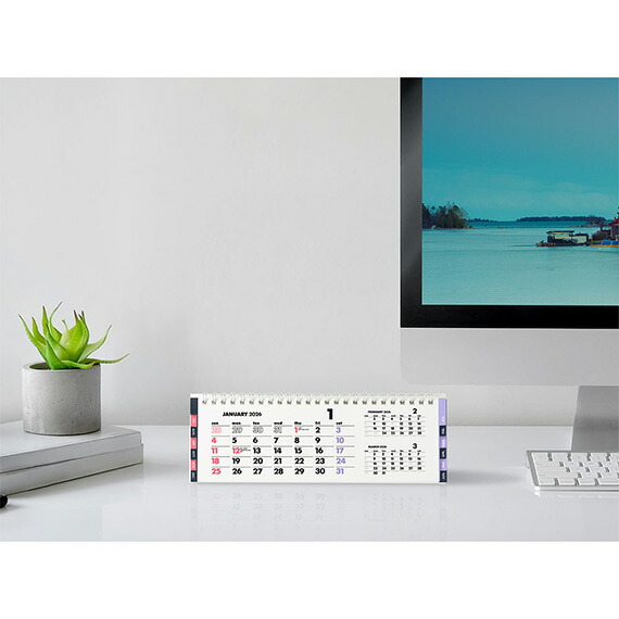 楽天市場】【innovator イノベーター】 カレンダー卓上 (スリム) 2026