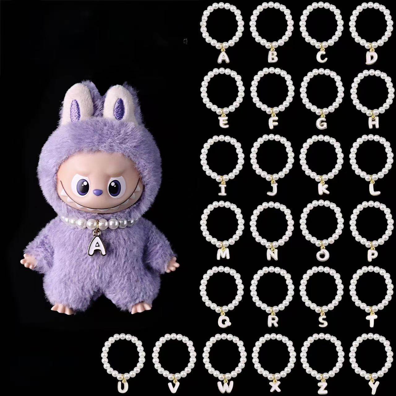 楽天市場】LABUBU ミニ 用 イニシャルネックレス ラブブ4世代用 pin