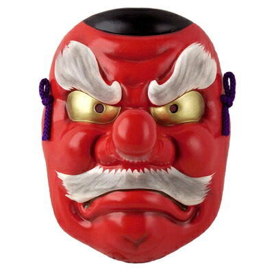 楽天市場】お面 壁掛け用 日本製 吉祥面 天狗 【縁起物/魔よけ/魔除け