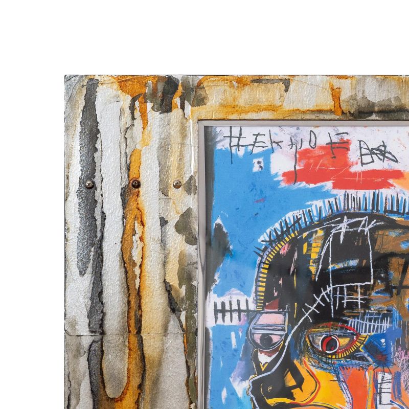 楽天市場】バスキア バスキアの頭蓋骨 縦470x横470mm 創作額縁 Jean