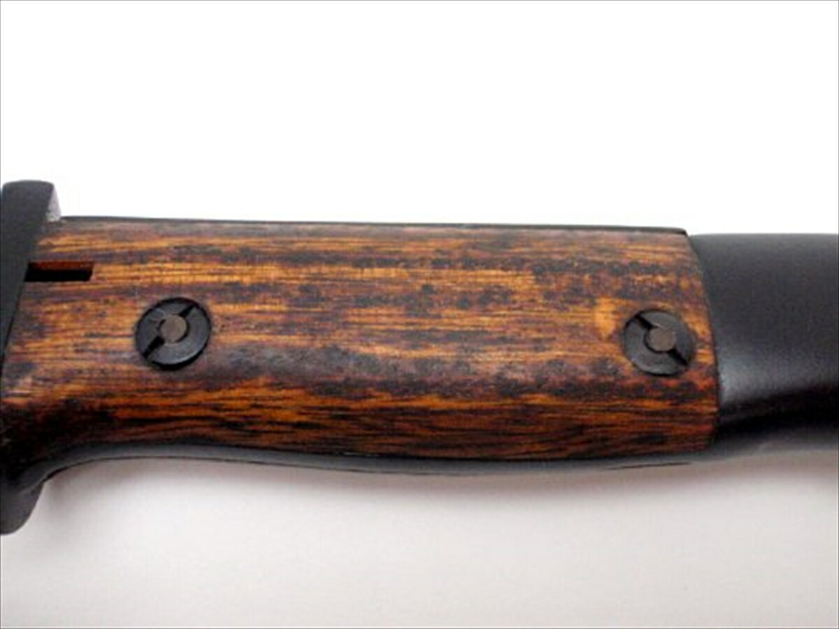 楽天市場】ドイツ軍 モーゼル 98k 真鍮製 バヨネット 銃剣 鞘 本革製