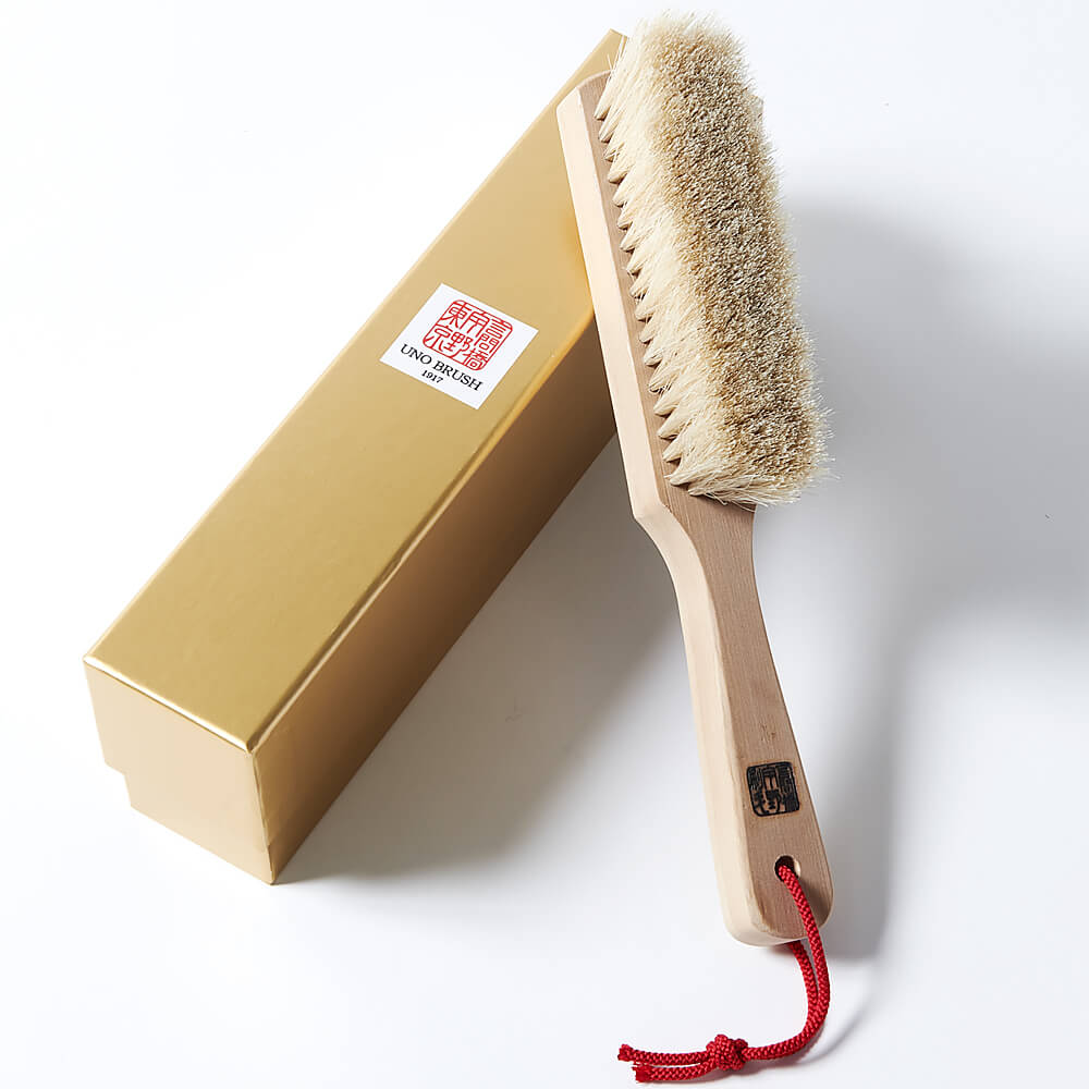 楽天市場】東京手植ブラシ 洋服ブラシ カシミア スリムハンドル型 送料