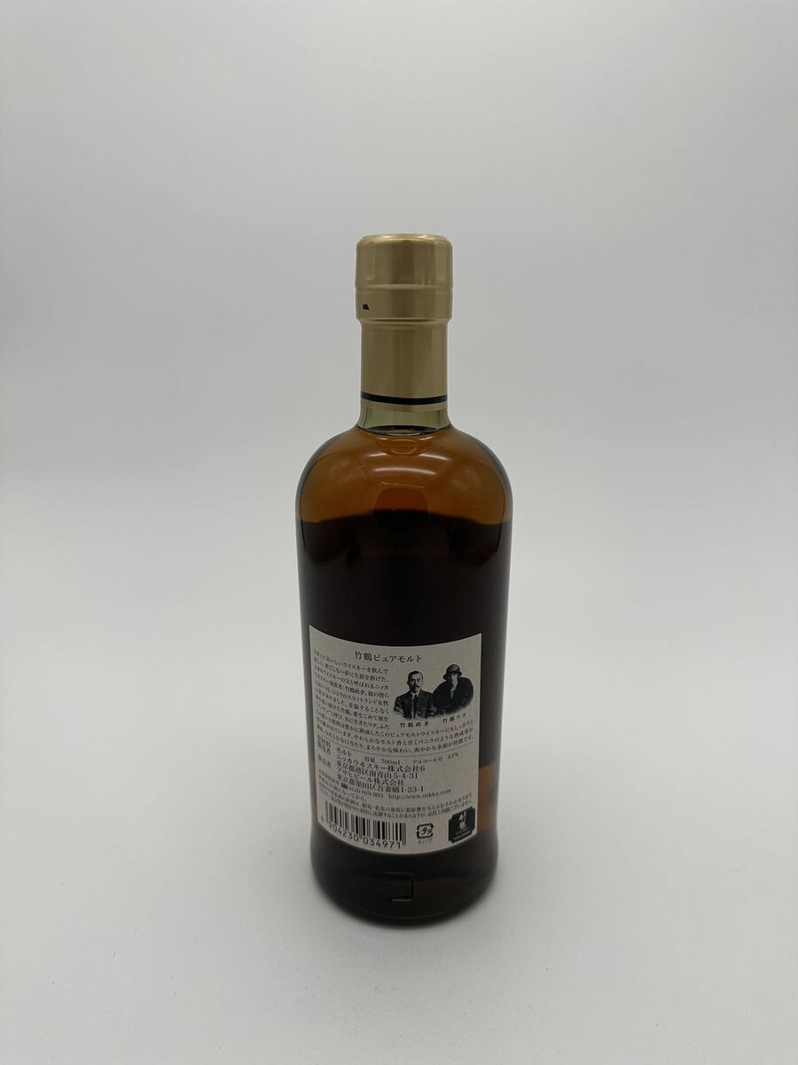 楽天市場】ニッカウイスキー 竹鶴ピュアモルトカートンなし 2本セット