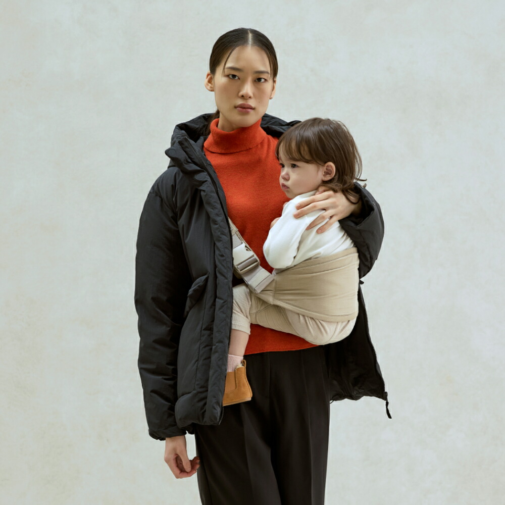 楽天市場】【ベビーキャリアアウター】抱っこ紐の上から着られる ママ