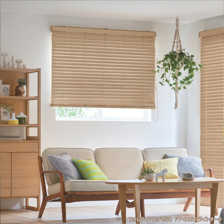 楽天市場】タチカワ 木製 ブラインド フォレティアエグゼ50 エコ
