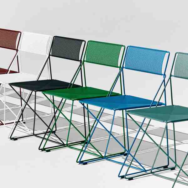 楽天市場】【お取り寄せ】HAY (ヘイ) X-LINE チェア 2脚ブラック