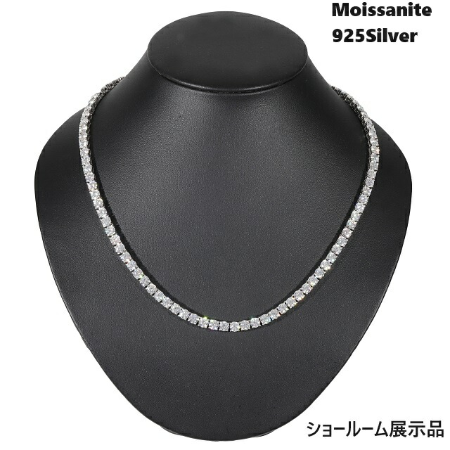 楽天市場】＼ランキング入賞／ モアサナイト ネックレス 5mm テニス