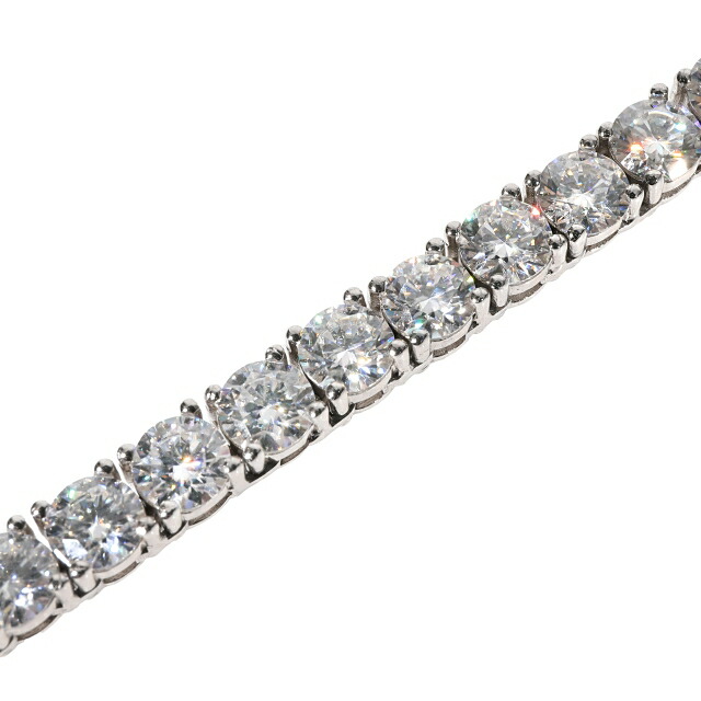 楽天市場】＼ランキング入賞／ モアサナイト ネックレス 5mm テニス