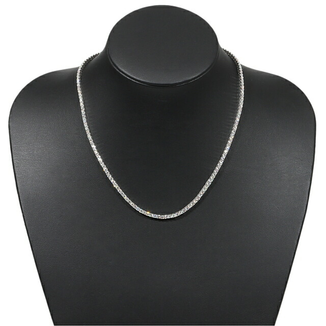 楽天市場】モアサナイト ネックレス アクセサリー 2.5mm シルバー