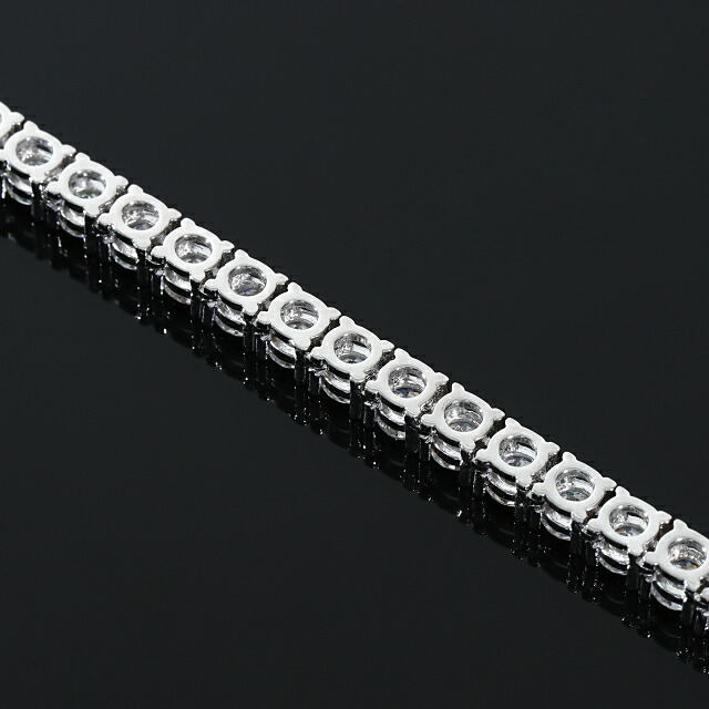 楽天市場】＼ランキング入賞／ モアサナイト ネックレス 5mm テニス