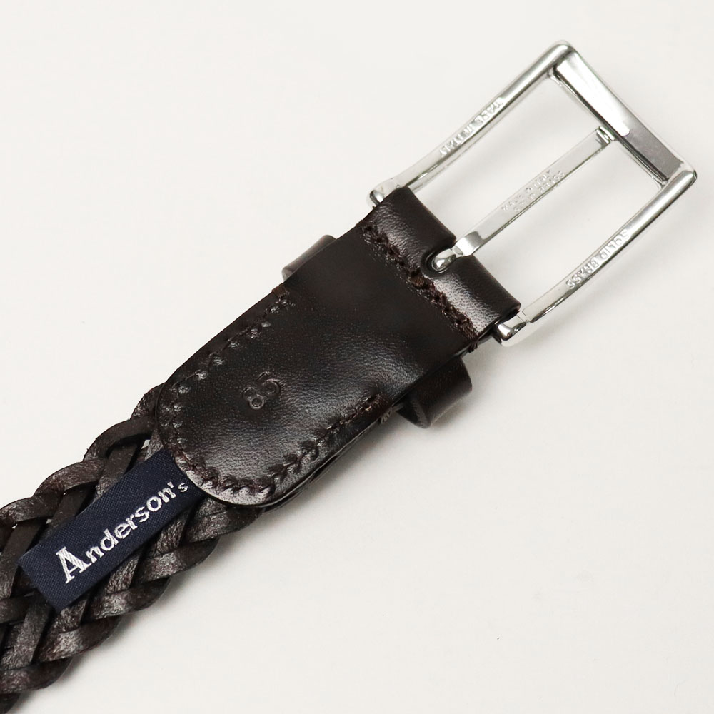 楽天市場】アンダーソンズ / Anderson's / レザー メッシュ ベルト