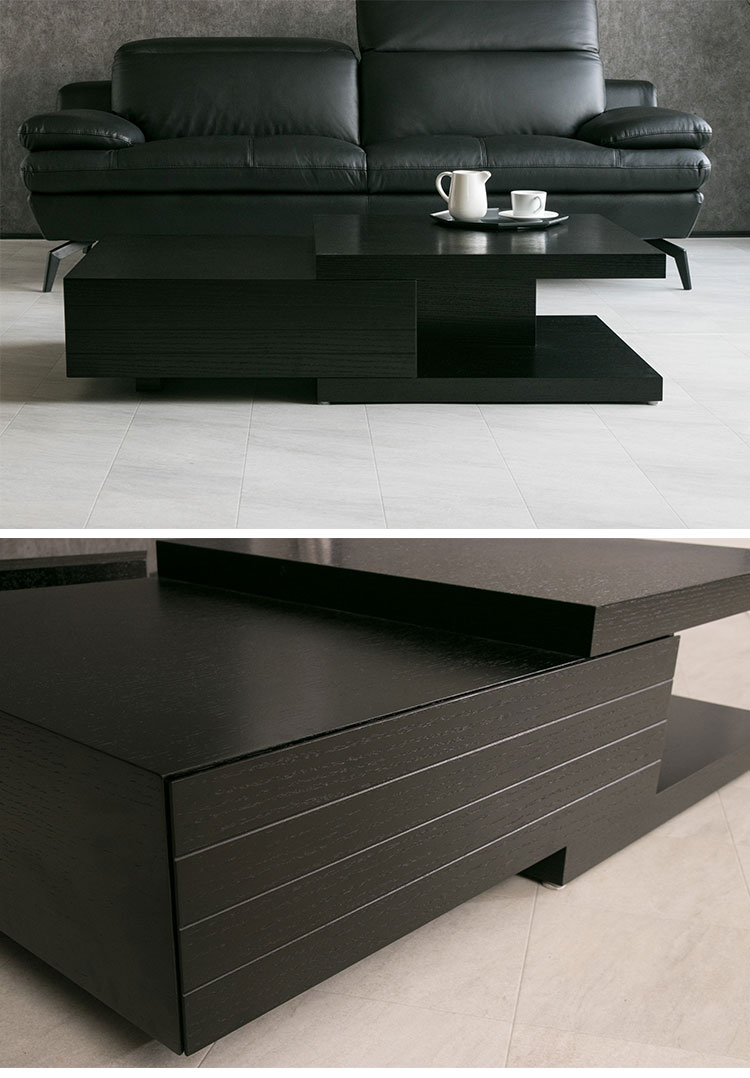 楽天市場】【送料無料】 センターテーブル 高級感 長方形 モダン