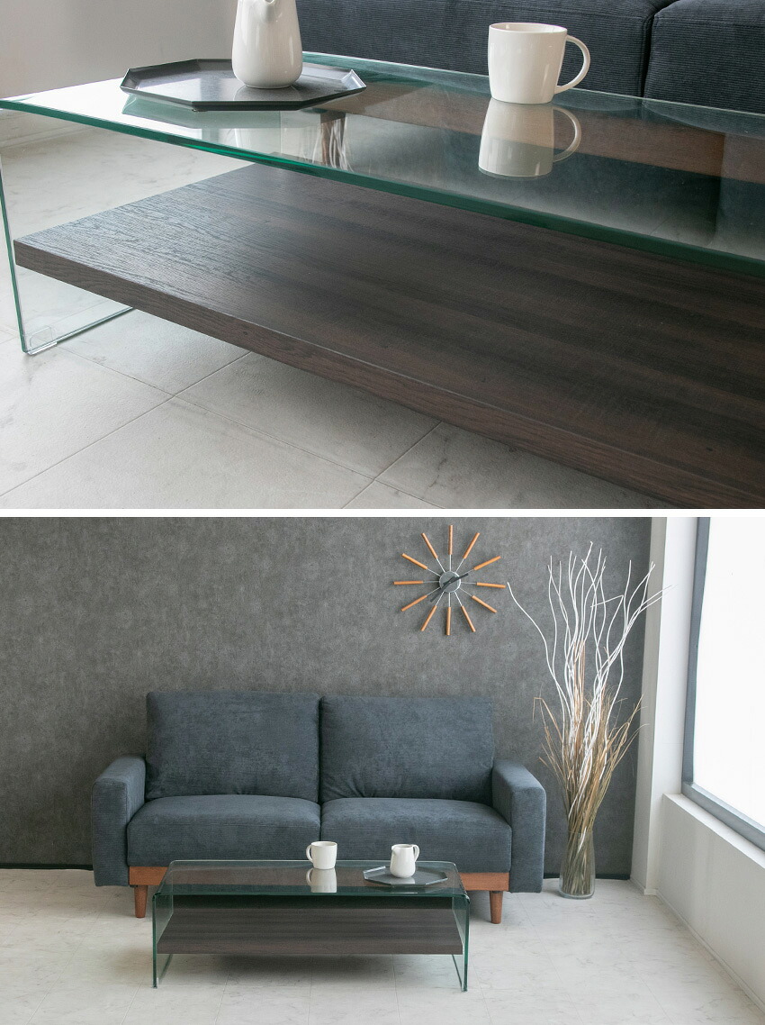 楽天市場】【送料無料】 センターテーブル 高級感 ガラス オールガラス