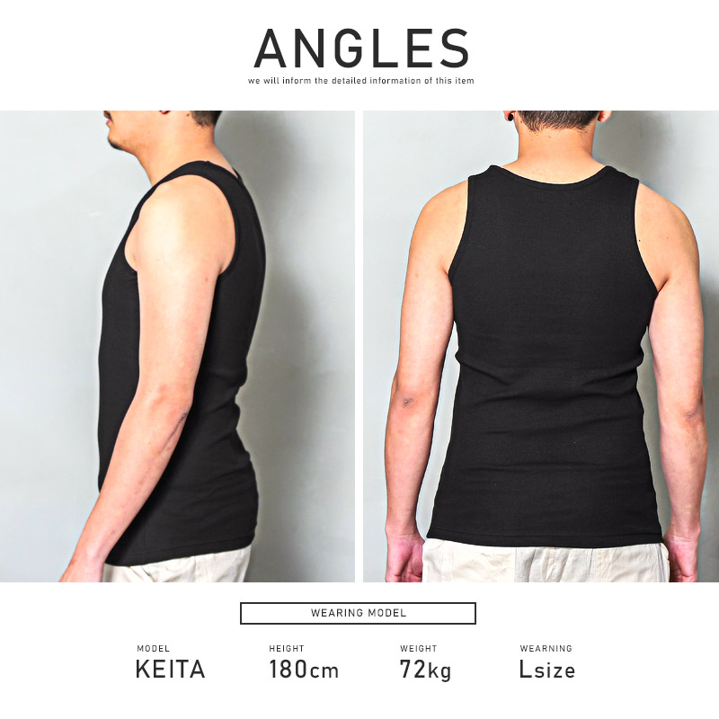 楽天市場】タンクトップ メンズ ノースリーブ テレコ 凸凹 無地