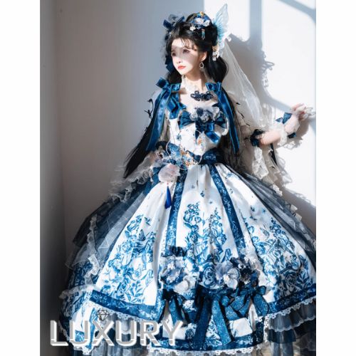 楽天市場】華ロリ 中華ロリ ロリータドレス のみ ウェディング 3色