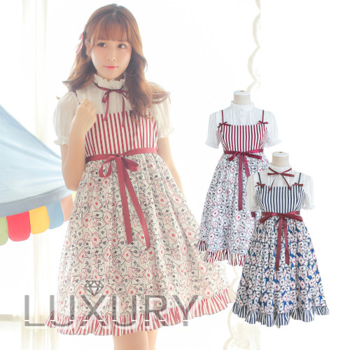 楽天市場】ロリータ Dolly Delly ストライプ トランプ柄 ジャンパー