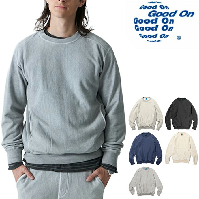 楽天市場】Good On グッドオン ヘビークルースウェットトレーナー