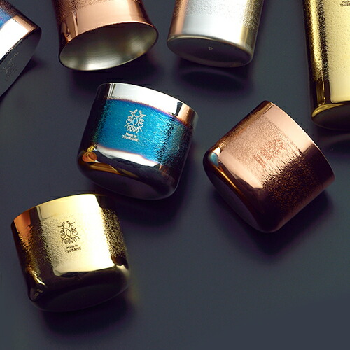 楽天市場】輝 (かがやき) 純銅 ぐい呑み 金・銀・銅 3pc セット 90ml