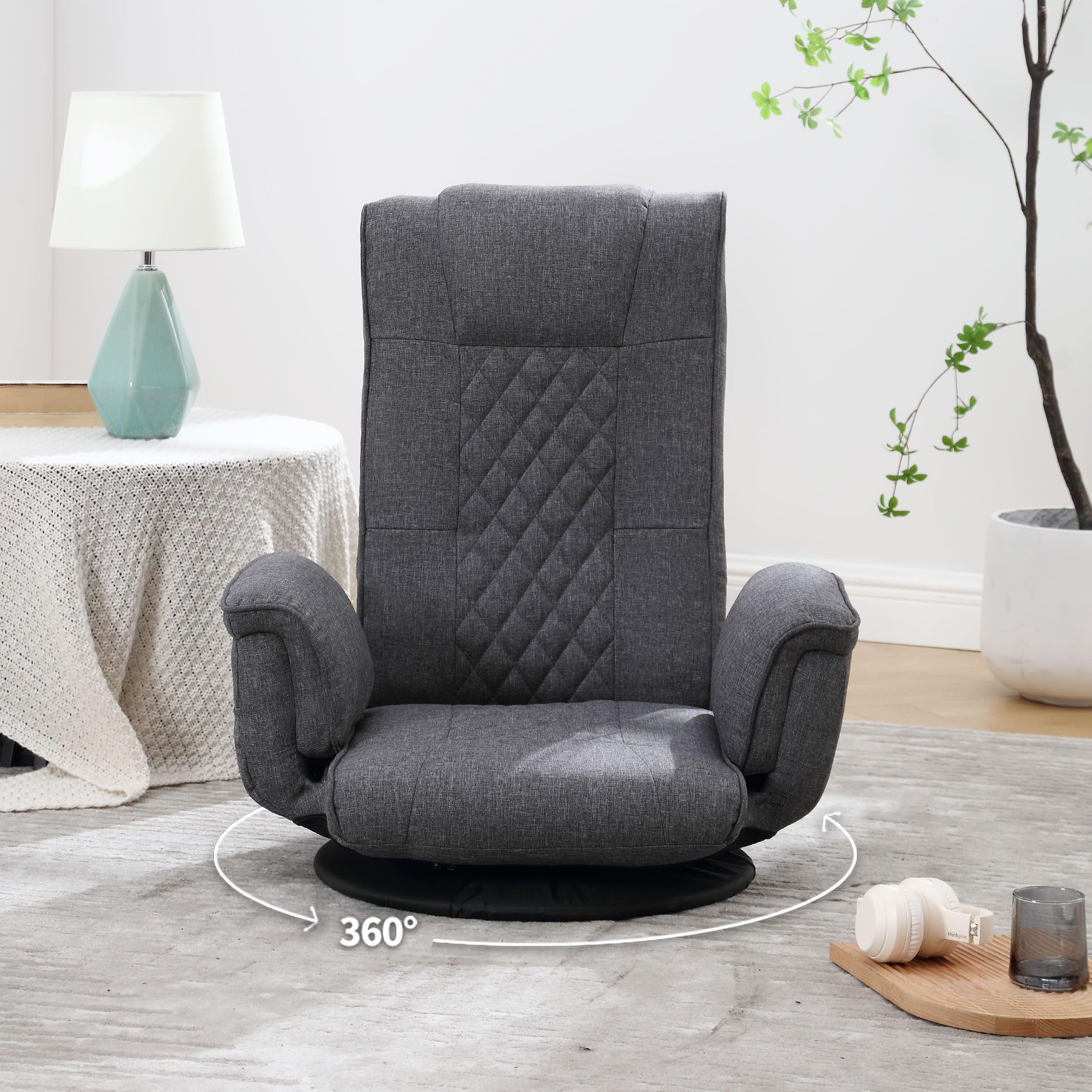 楽天市場】座椅子 腰が痛くならない リクライニング コンパクト 肘掛け