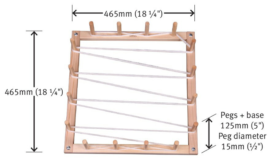 楽天市場】アシュフォード・整経台（スモール）【卓上 手織り 織り機