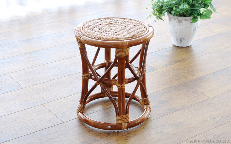 楽天市場】スツール 椅子 チェア 籐 ラタン 木製 おしゃれ コンパクト