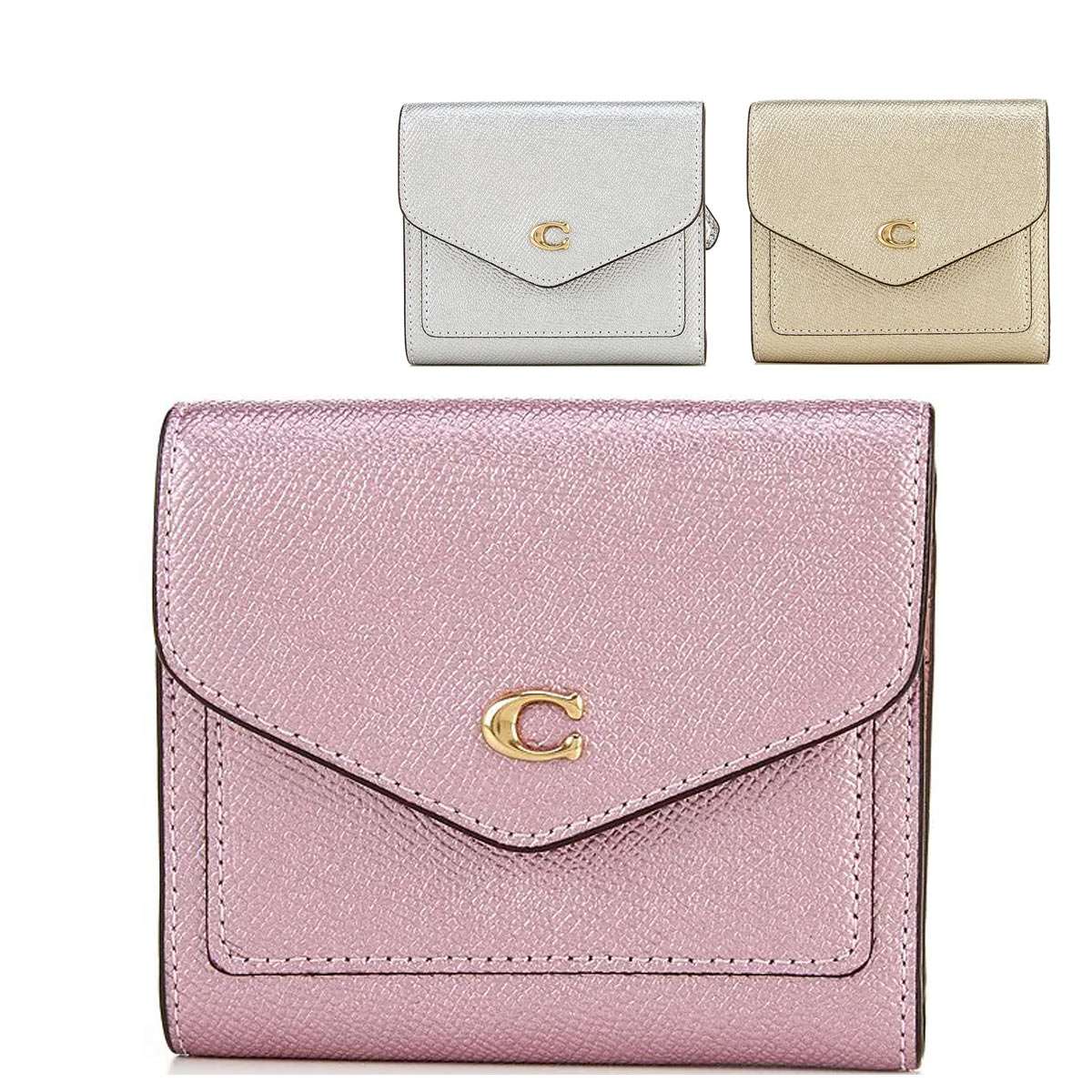 コーチ(COACH) ピンク 三つ折り財布 | 通販・人気ランキング - 価格.com