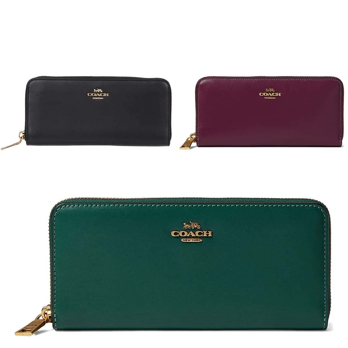 コーチ(COACH) ファスナー ラウンドファスナー 長財布 レディース長