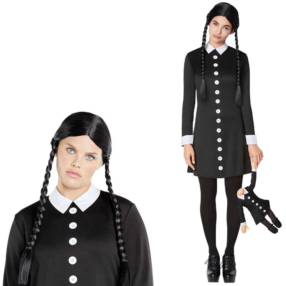 楽天市場】ウェンズデー コスプレ 衣装 アダムスファミリー 仮装 服