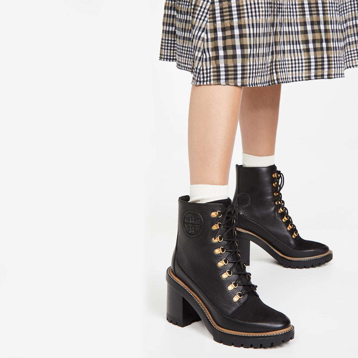 楽天市場】トリーバーチ ブーツ レディース ワークブーツ 本革