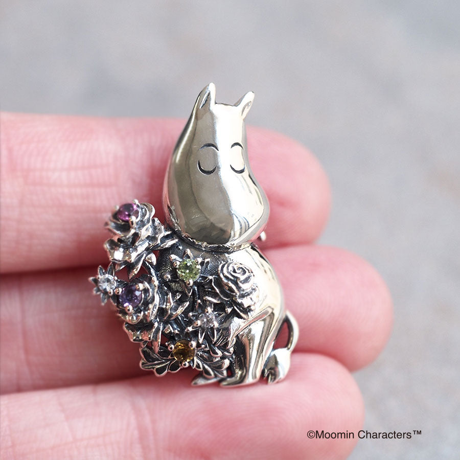 楽天市場】碌山 花束ムーミン ブローチペンダント 公式 ムーミン×碌山