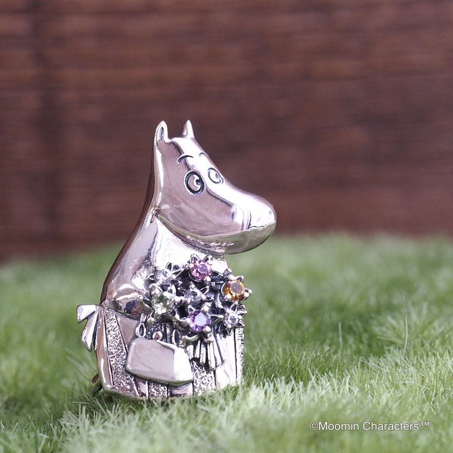 楽天市場】碌山 花束 ムーミンママ ブローチペンダント 公式 ムーミン