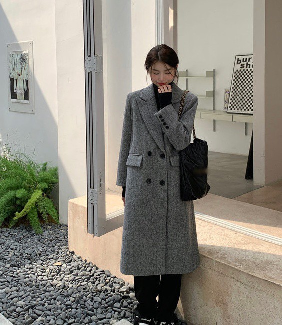 楽天市場】チェスターコート ヘリンボーン コート レディース アウター