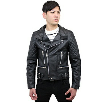 楽天市場】革ジャンダブルライダース ジャケット キルティングパッド付