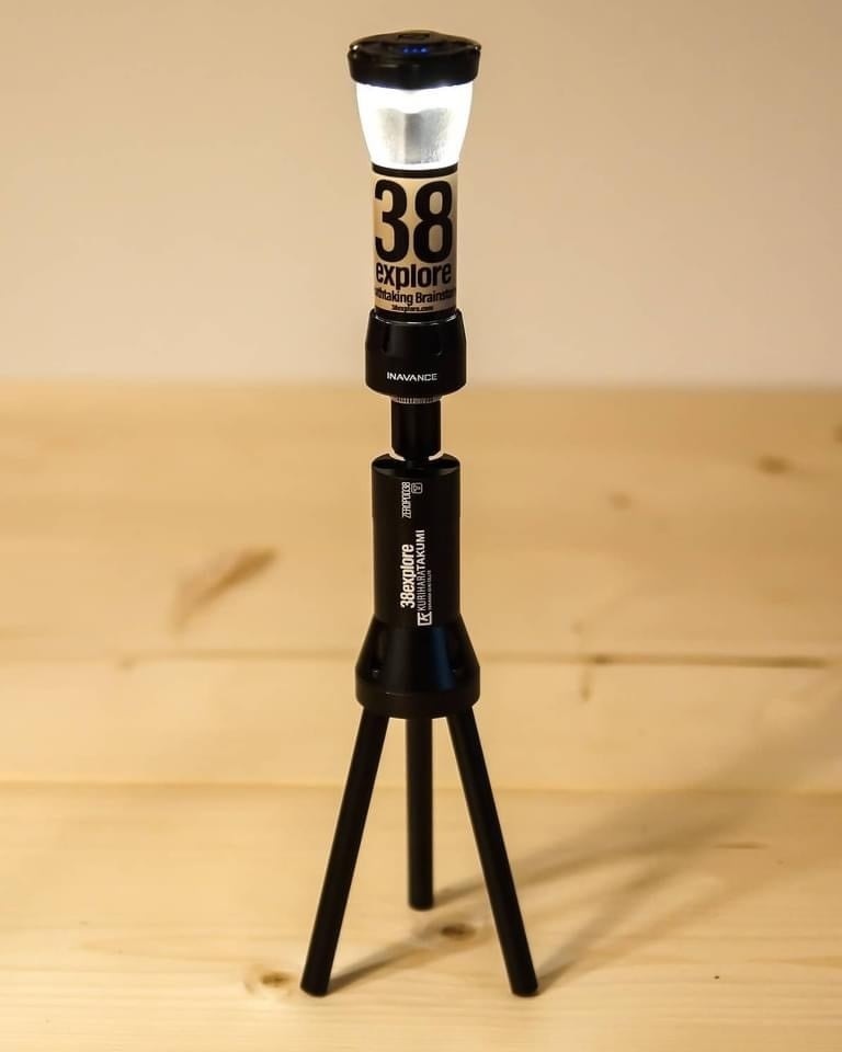 楽天市場】38エクスプローラー ZEROPOD38 ランタンスタンド