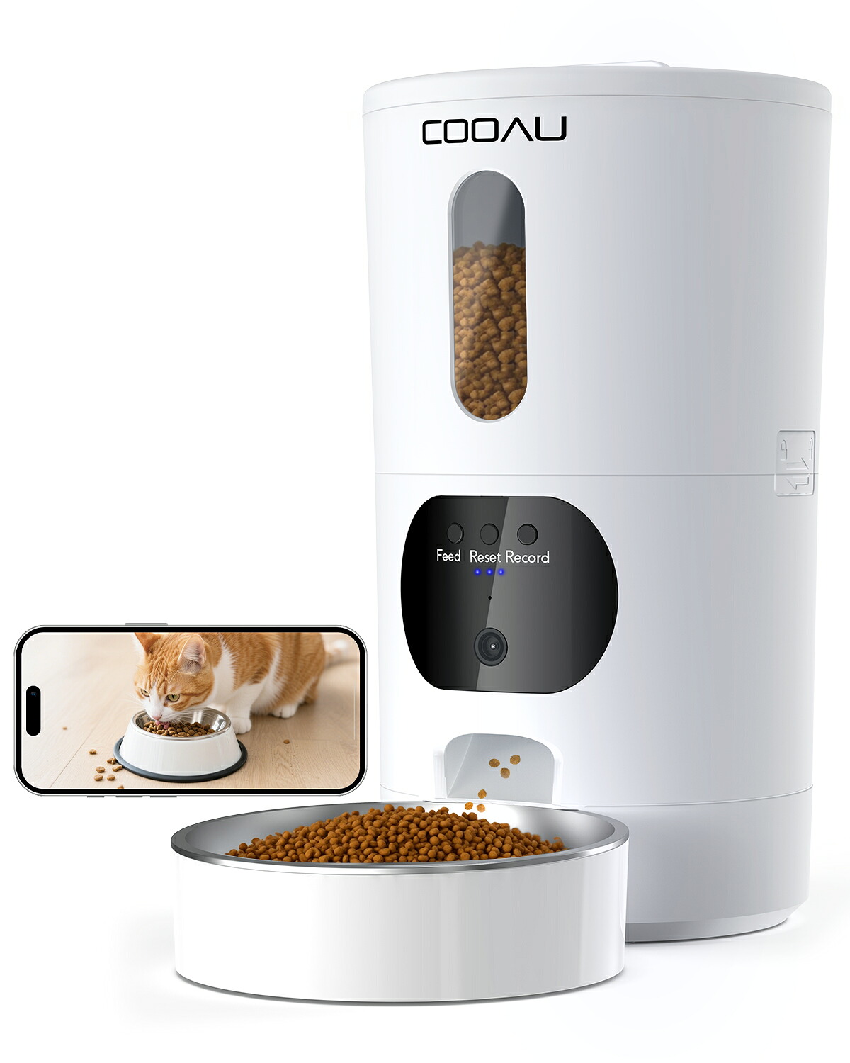 楽天市場】【セール価格8,499円】2年保証 自動給餌器 猫 4.5L大容量