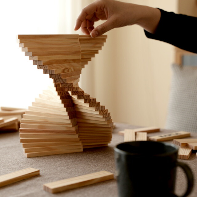 楽天市場】カプラ 積み木 KAPLA 280 初級 緑 アートブック付 魔法の板