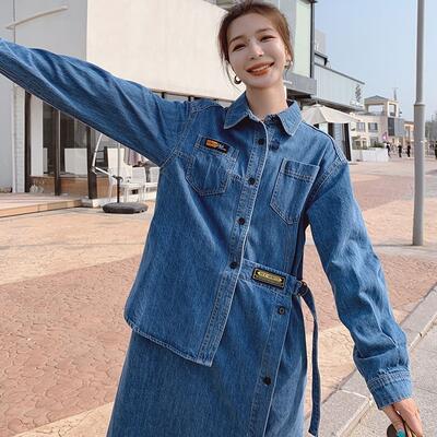 楽天市場】【一部即納】デニム ワンピース アシンメトリー