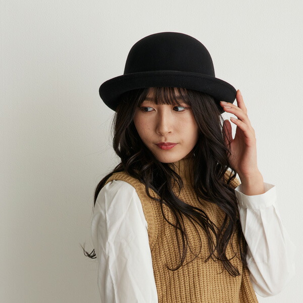 楽天市場】ポケッタブル フェルト ボーラーハット 58.5cm 60.5cm