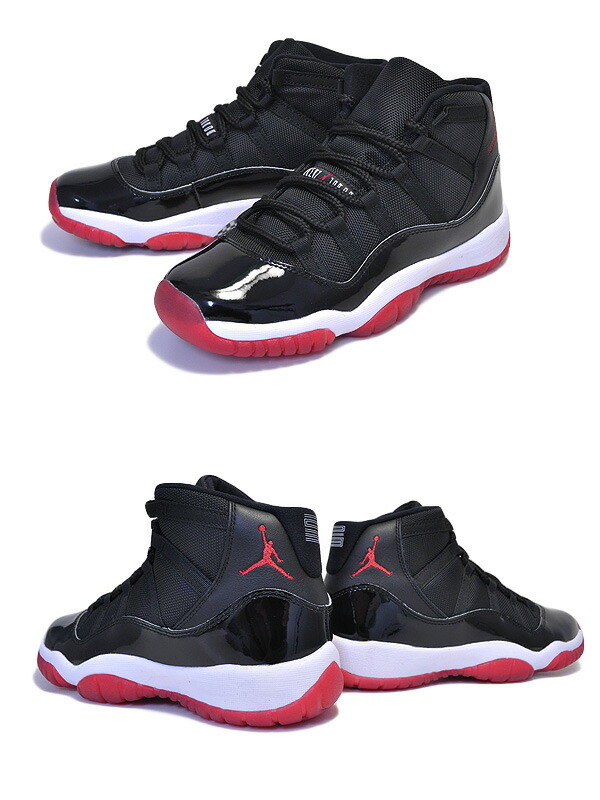 楽天市場】NIKE AIR JORDAN 11 RETRO (GS) BRED 2019 black/true red