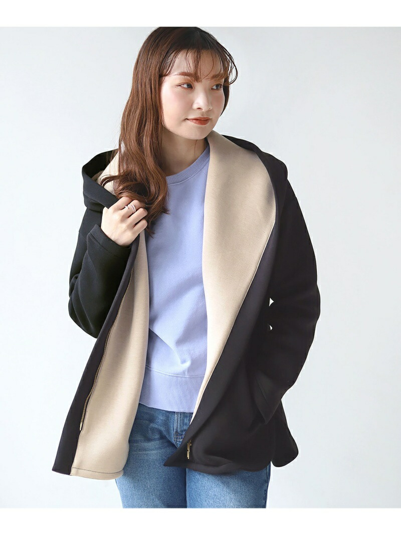 楽天市場】【SALE／20%OFF】バイカラーボンディングコート Bou Jeloud